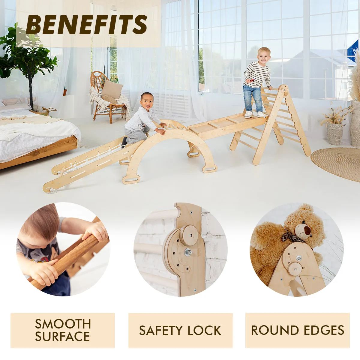 5in1 Montessori Climbing Frame Set