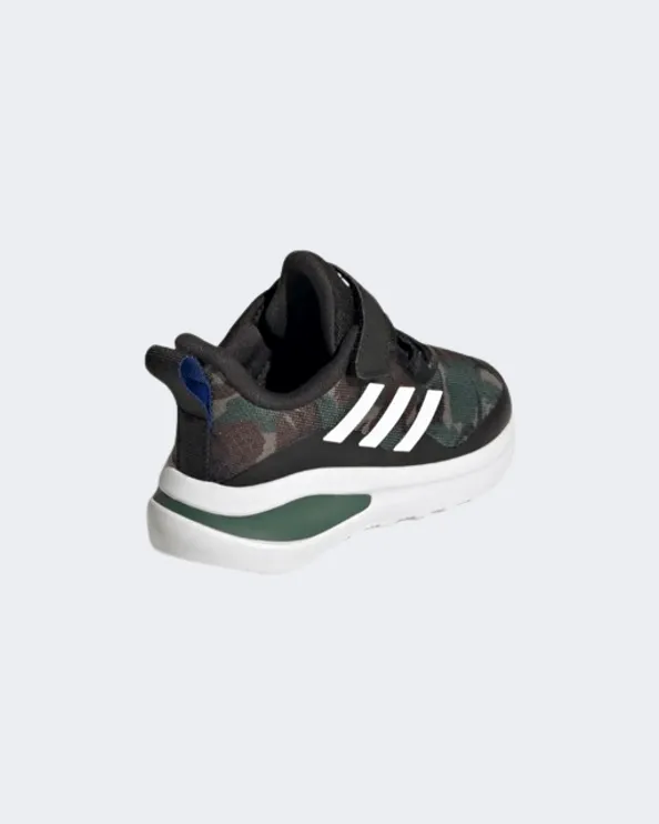 Adidas Fortarun Infant-Boys Running Shoes Black/Green Gv9478