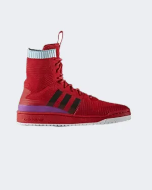 Adidas Forum Primeknit Men Original Shoes Red Bz0645