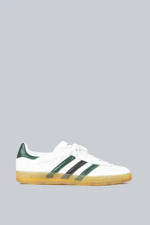 ADIDAS GAZELLE INDOOR WOMEN'S WHITE COLLEGIATE GREEN