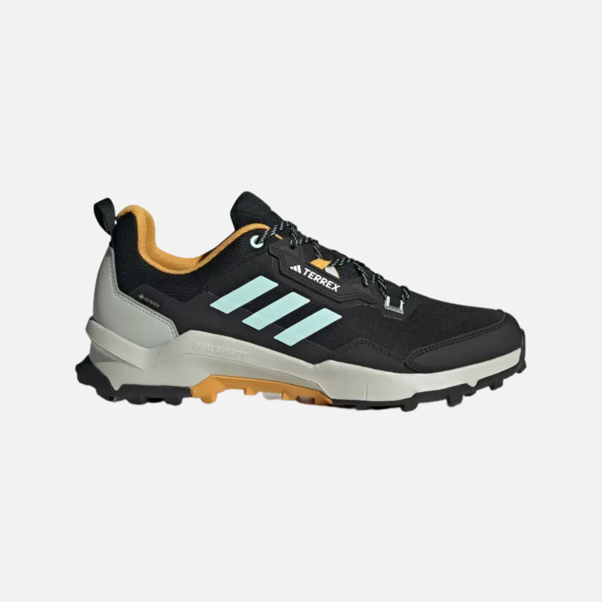 Adidas Terrex Ax4 Gore-Tex Men's Hiking Shoes -Core Black/Semi Flash Aqua/Preloved Yellow