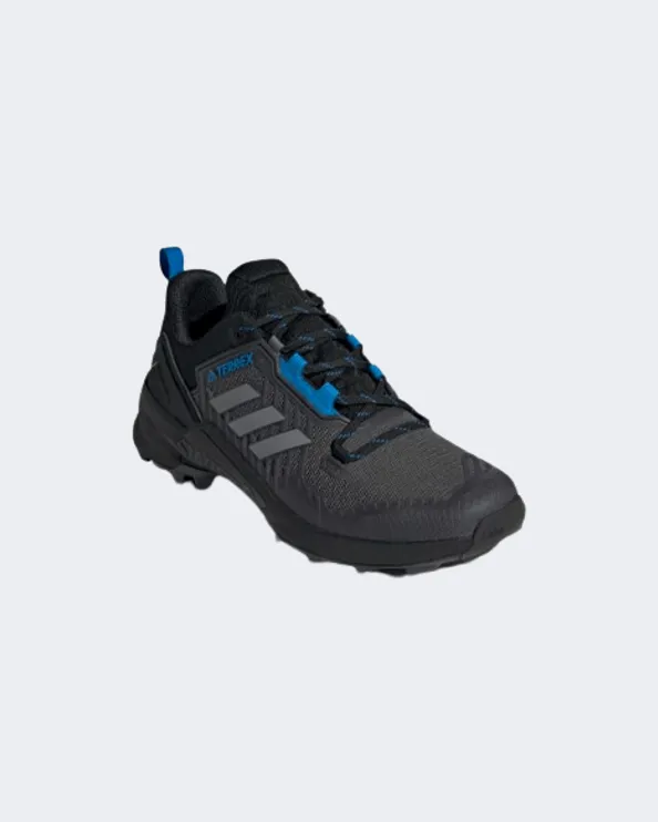 Adidas Terrex Swift R3 Men Hiking Shoes Black/Grey/Blue Gz0358