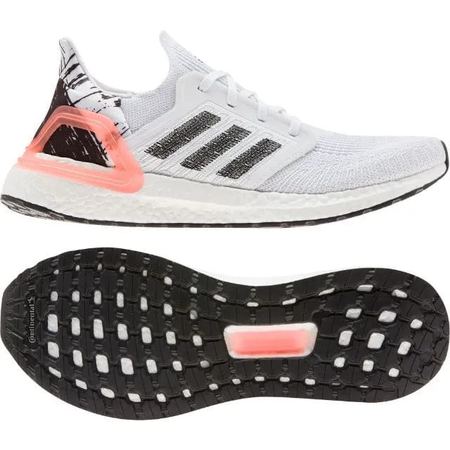 Adidas Ultraboost 20 Men Running Shoes Grey/Coral Eg0699