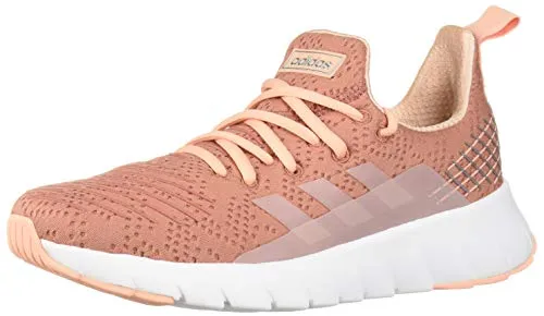 adidas Women's Asweego Running Shoe, raw Pink/Glow Pink/White, 6.5 M US