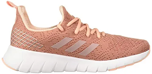 adidas Women's Asweego Running Shoe, raw Pink/Glow Pink/White, 6.5 M US