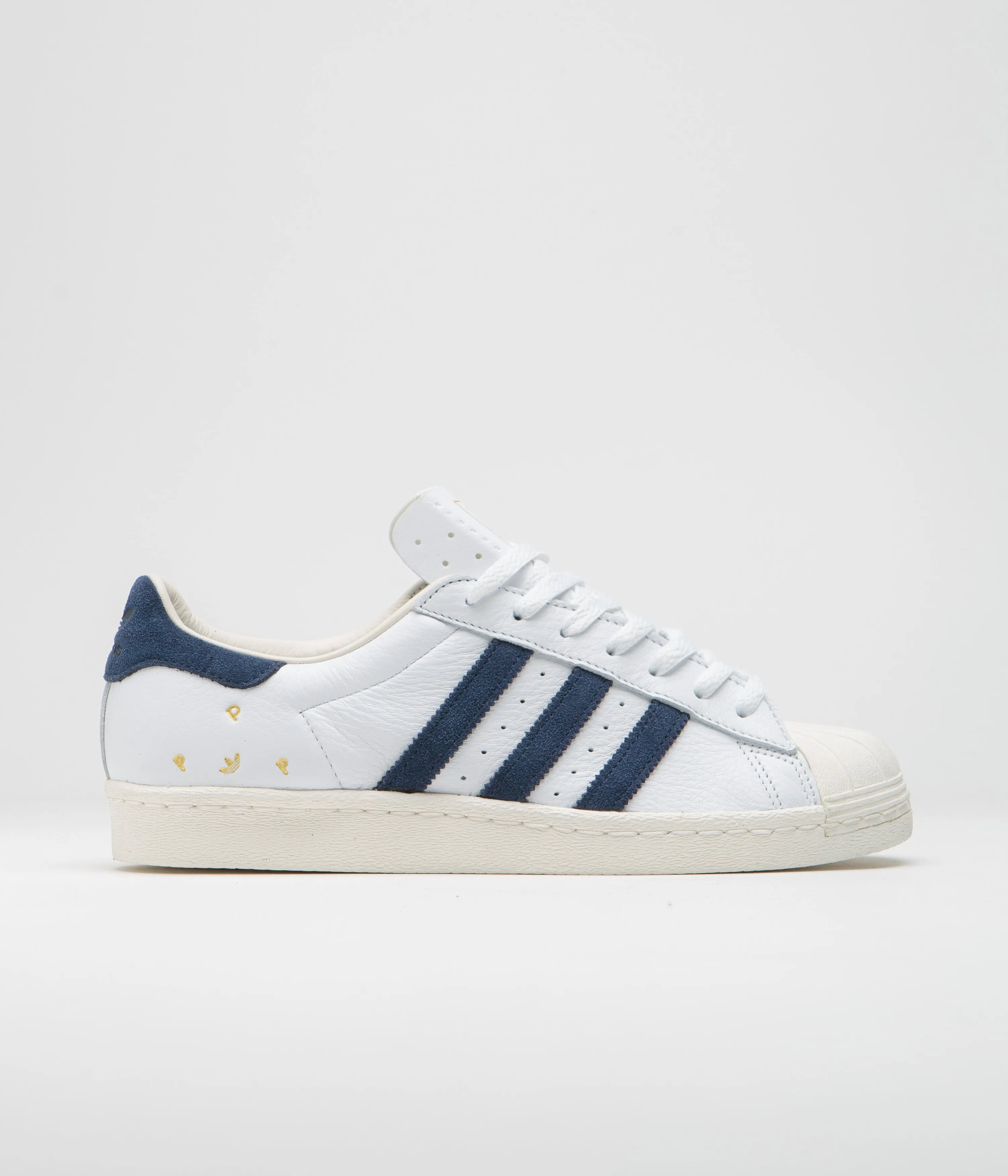 Adidas x Pop Trading Company Superstar ADV shoes - FTWR White / Collegiate Navy / Chalk White