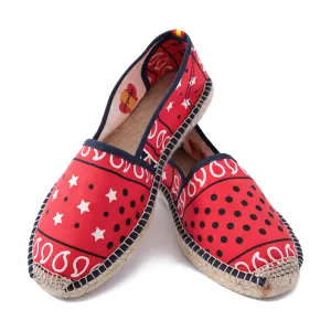 ALANA Red Mens Classic Espadrilles