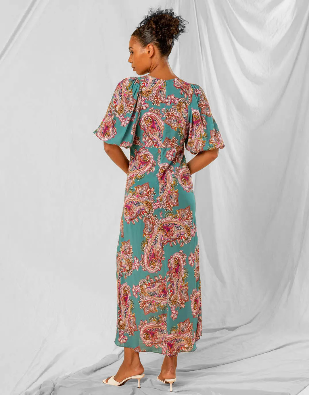 Alessa Dress -Ocean Paisley