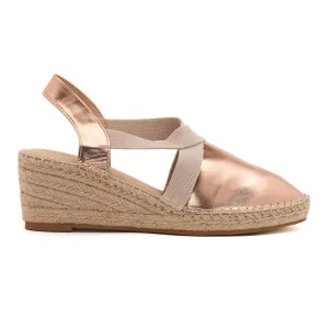 Anya Rose Gold Espadrille