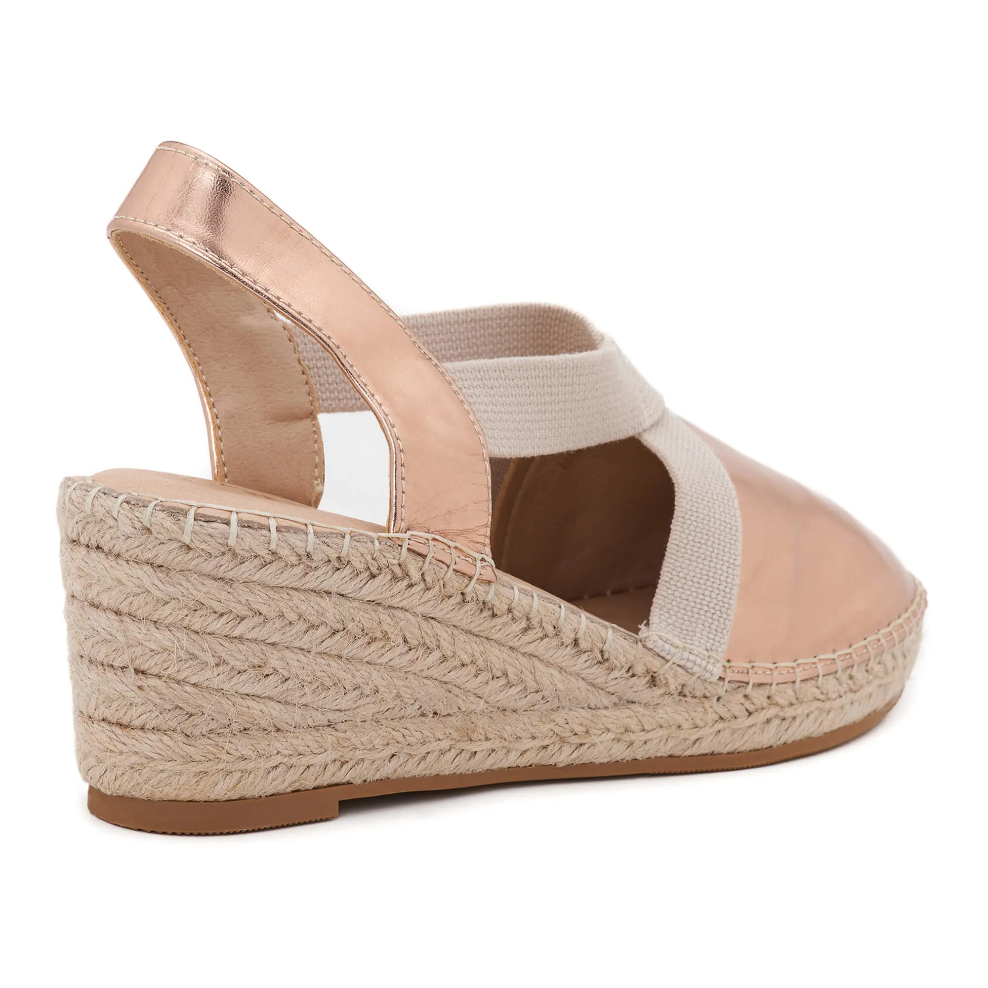 Anya Rose Gold Espadrille