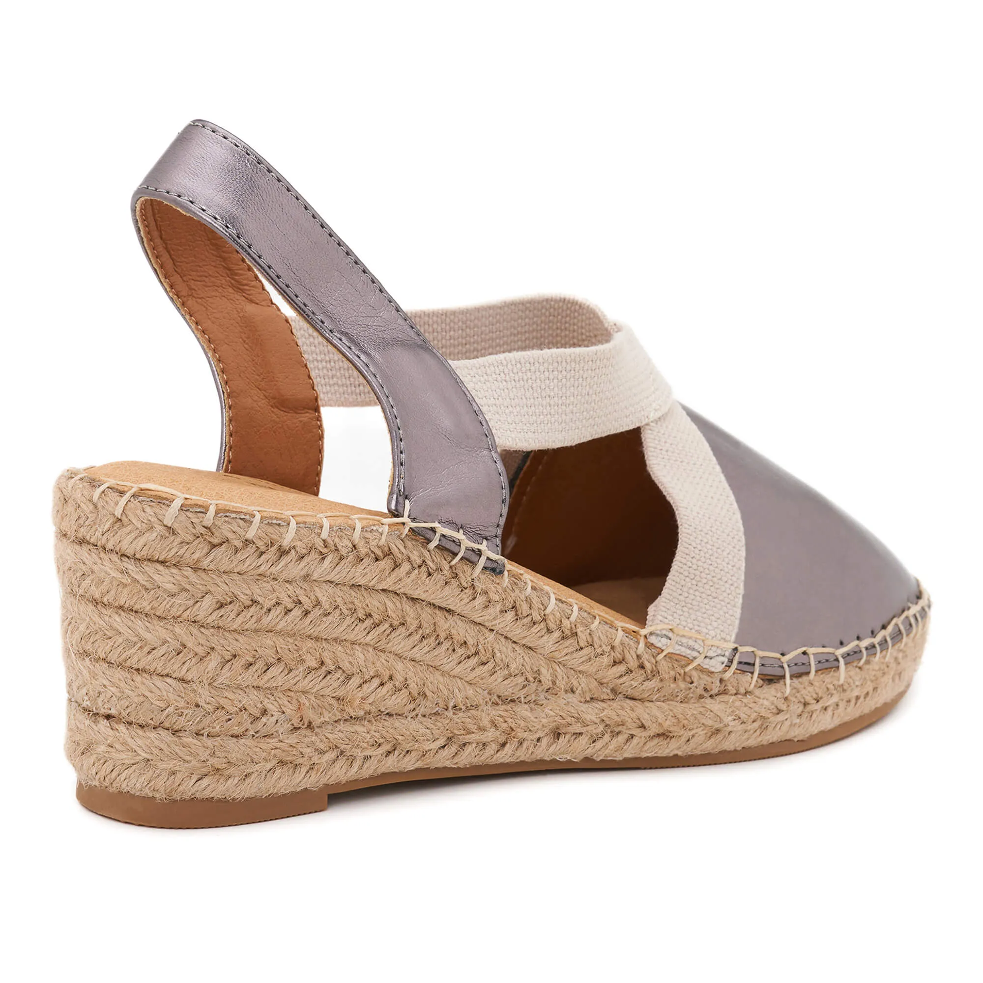 Anya Silver Espadrille