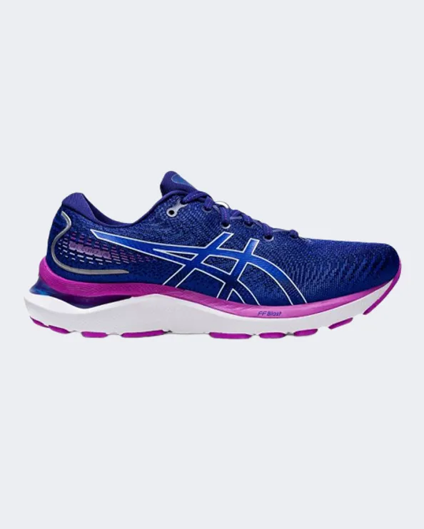 Asics Gel-Cumulus&#226;„&#162; 24 Women Running Shoes Navy/Purple 1012B206-400