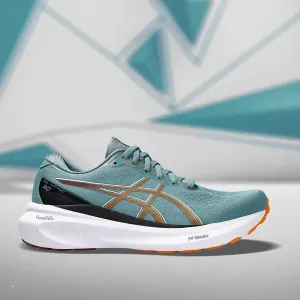 ASICS GEL-KAYANO 30 (M) - (FOGGY TEAL/BRIGHT ORANGE) RUNNING SHOES