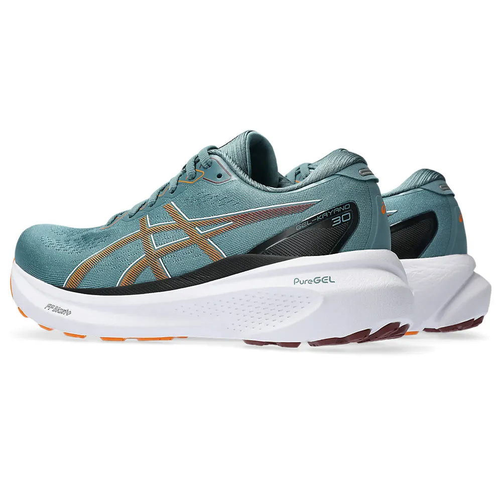 ASICS GEL-KAYANO 30 (M) - (FOGGY TEAL/BRIGHT ORANGE) RUNNING SHOES