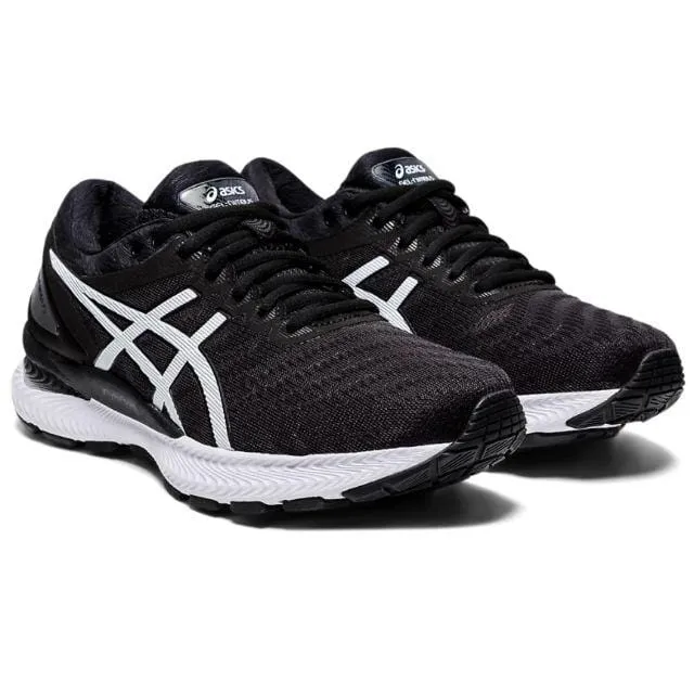 Asics Gel-Nimbus 22 Women Running Shoes Black/White