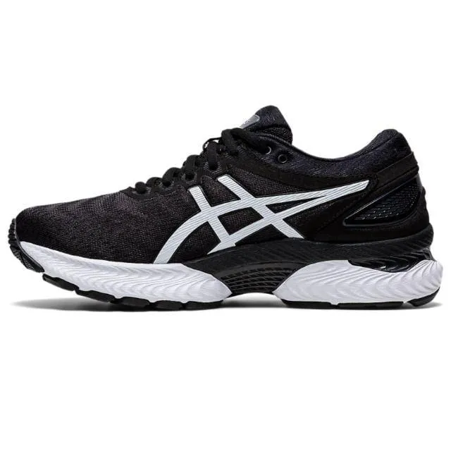 Asics Gel-Nimbus 22 Women Running Shoes Black/White