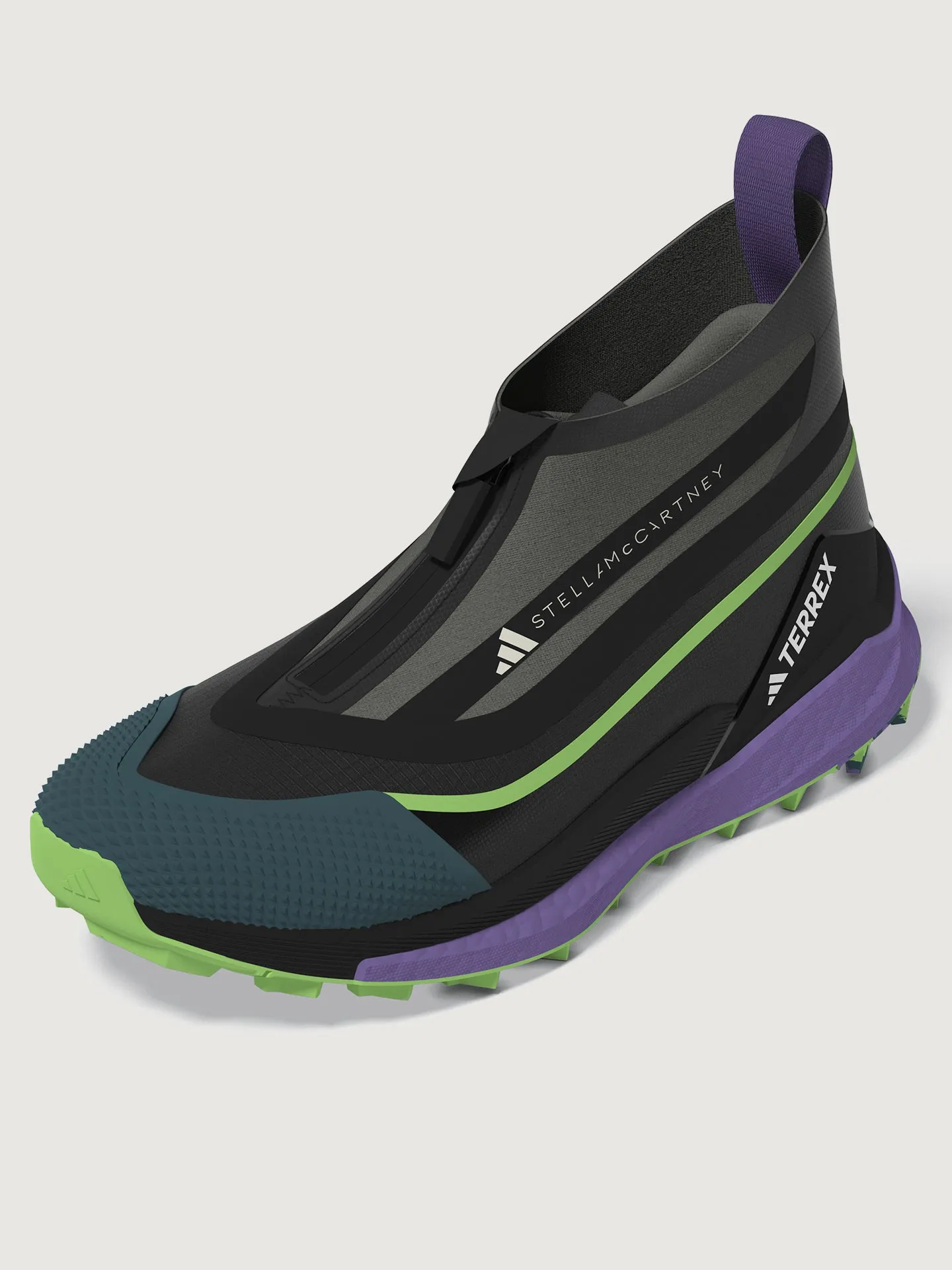 aSMCxTERREX FREE HIKER RAINRDY - core black/semi flash green/deep lilac