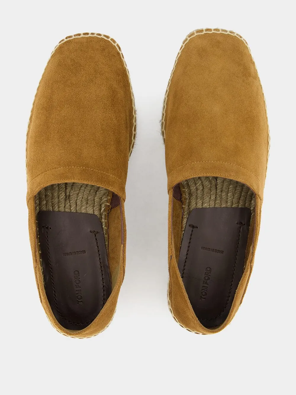 Barnes Suede Brown Espadrilles