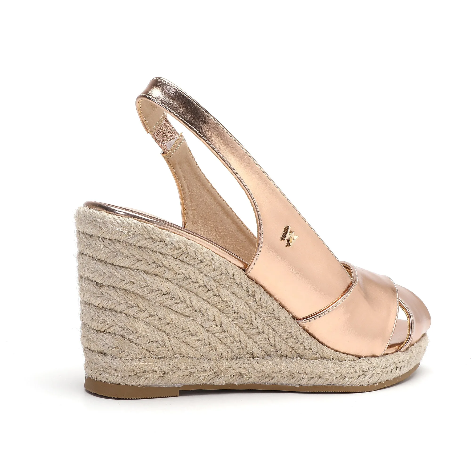 Bella Rose Gold Espadrilles