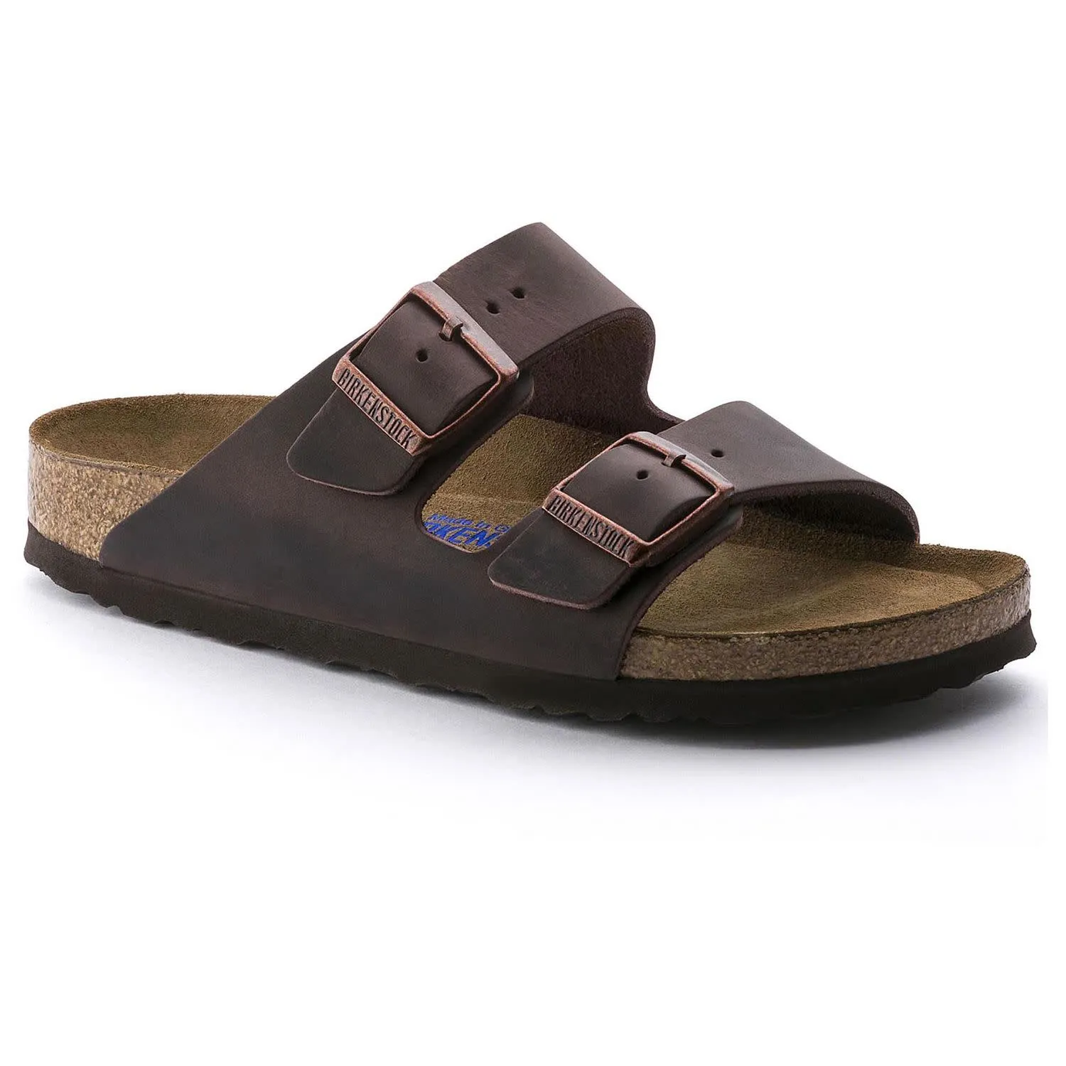 Birkenstock Unisex Arizona Oiled Nubuck Leather Soft Footbed Regular Habana | Buy Birkenstock Unisex Arizona Oiled Nubuck Leather Soft Footbed Regular Habana here | Outnorth