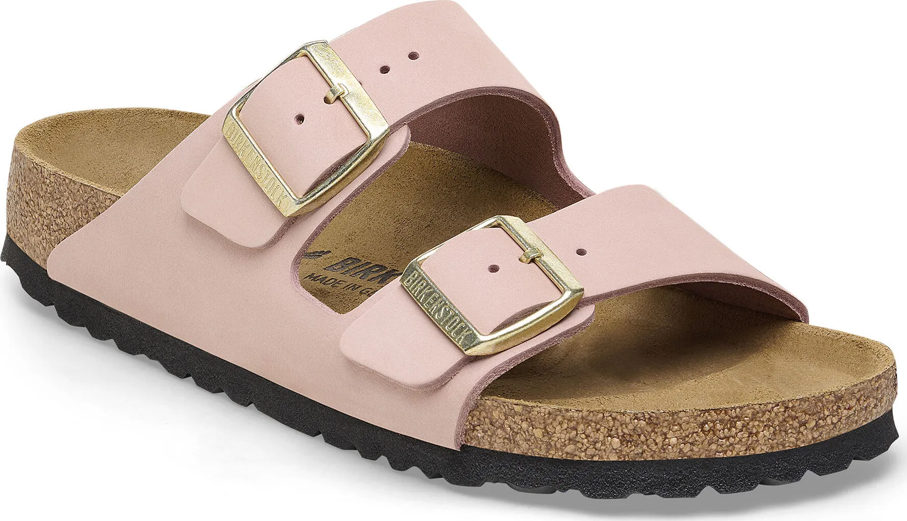 Birkenstock Women&#x27;s Arizona Nubuck Leather Regular Soft Pink | Buy Birkenstock Women&#x27;s Arizona Nubuck Leather Regular Soft Pink here | Outnorth