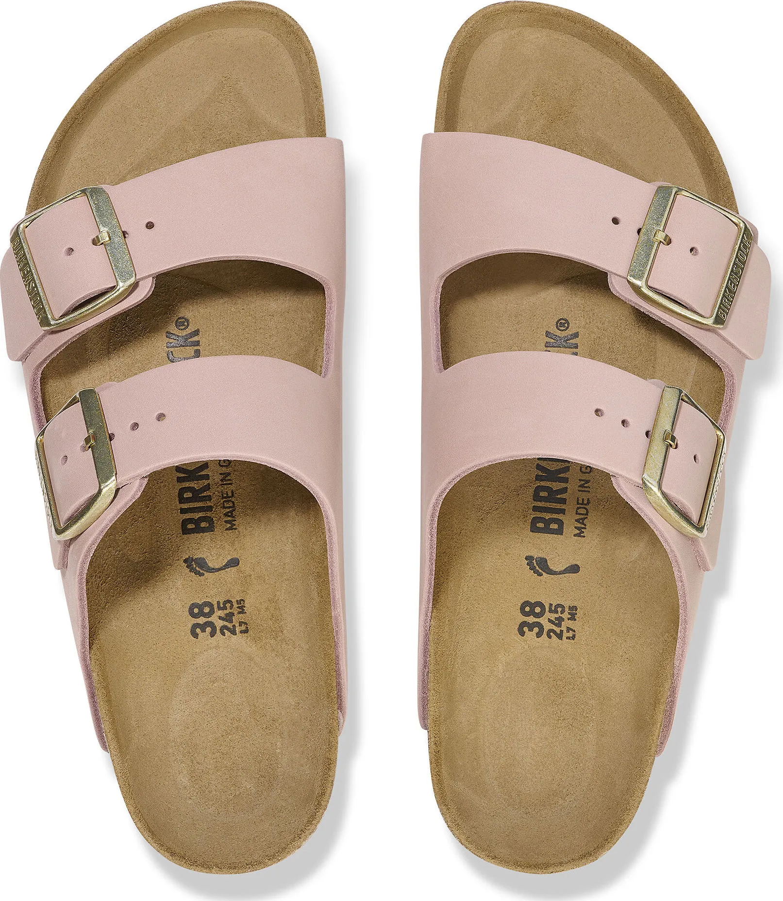 Birkenstock Women&#x27;s Arizona Nubuck Leather Regular Soft Pink | Buy Birkenstock Women&#x27;s Arizona Nubuck Leather Regular Soft Pink here | Outnorth