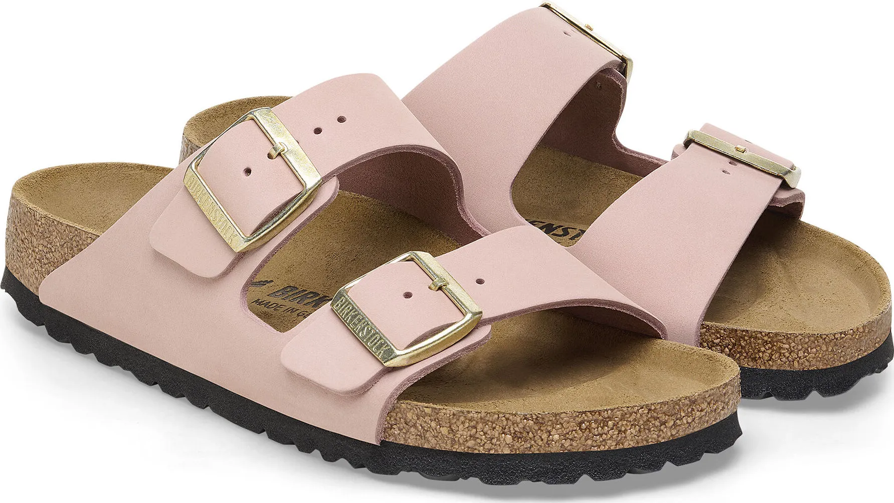 Birkenstock Women&#x27;s Arizona Nubuck Leather Regular Soft Pink | Buy Birkenstock Women&#x27;s Arizona Nubuck Leather Regular Soft Pink here | Outnorth