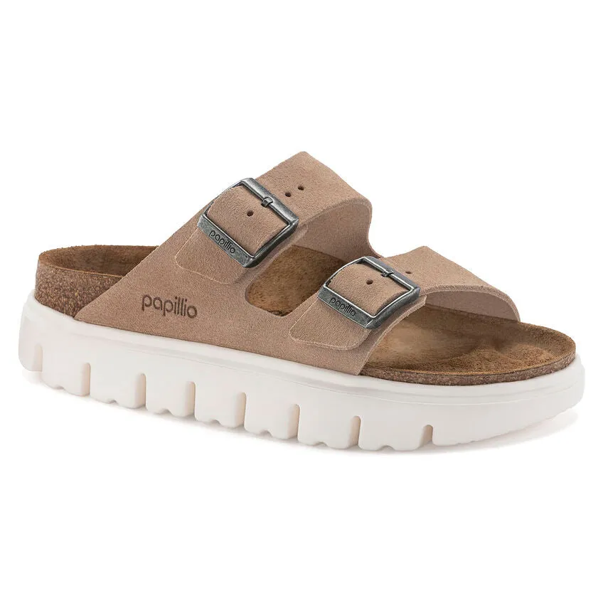 'Birkenstock' Women's Arizona Chunky Suede Leather Sandal - Warm Sand