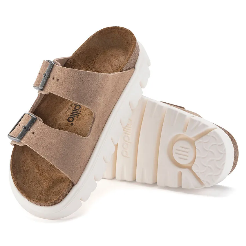 'Birkenstock' Women's Arizona Chunky Suede Leather Sandal - Warm Sand