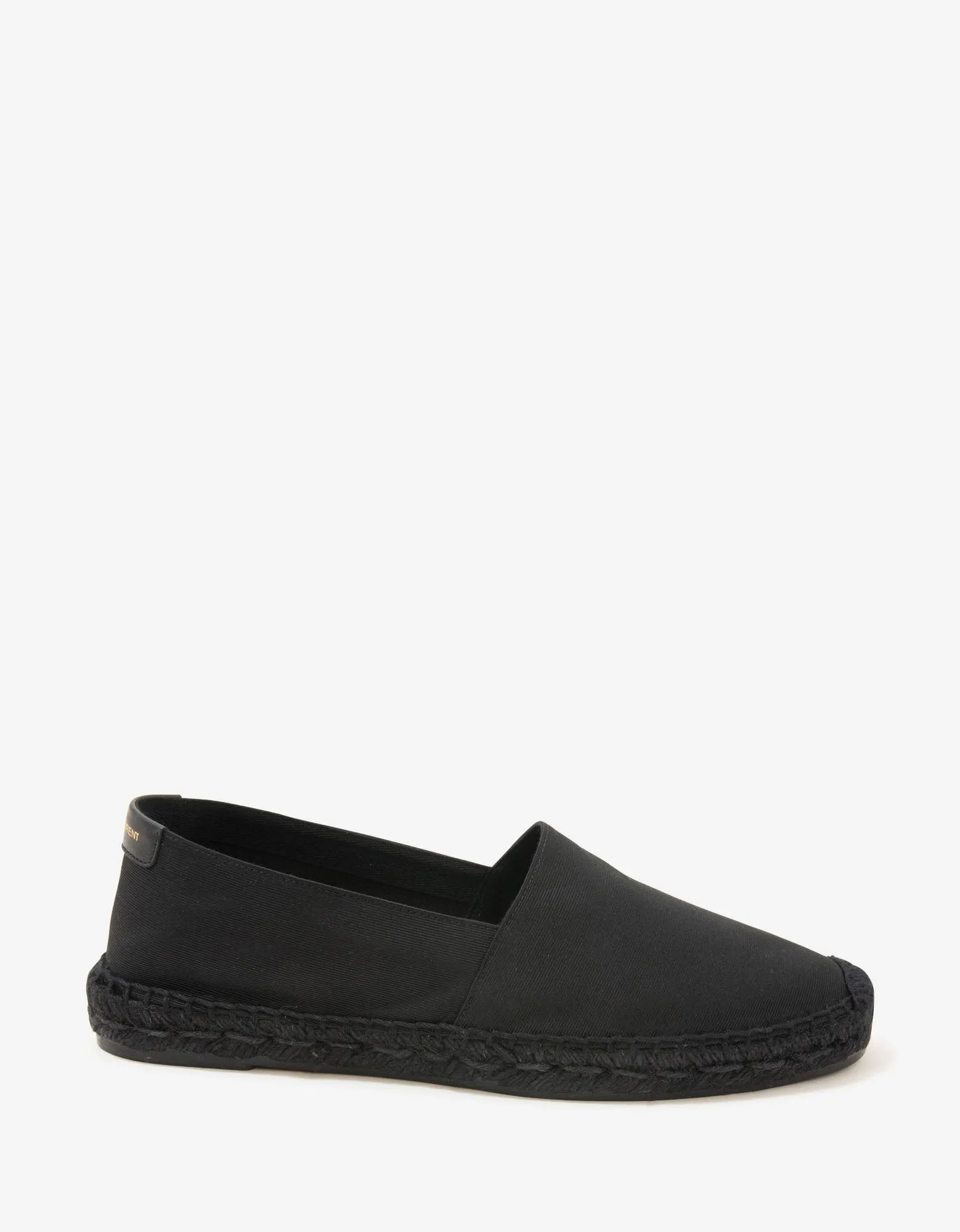 Black Logo Espadrilles -