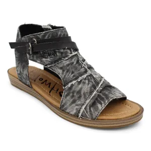 'Blowfish Malibu' Women's Beauty Sandal - Black Tie Dye