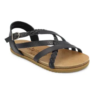 'Blowfish Malibu' Women's Maddi Sandal - Black Amazon Rawhide