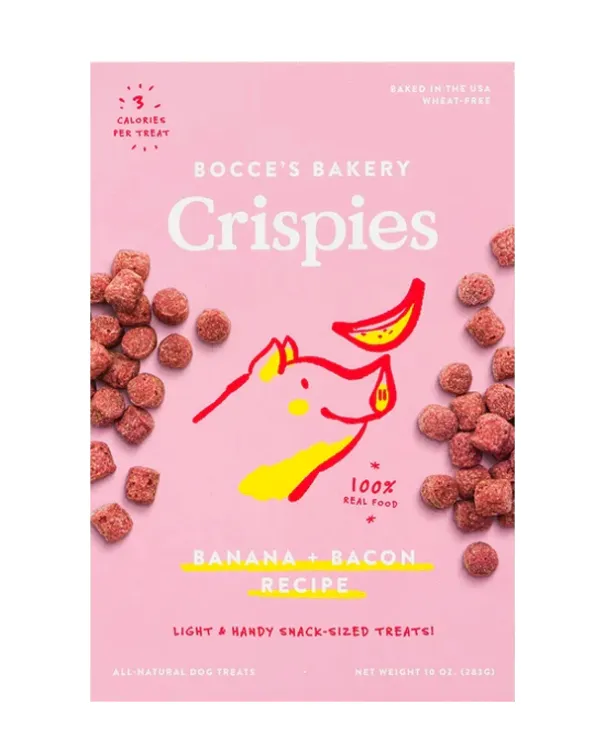 Bocce's Bakery Banana   Bacon Crispies 10z