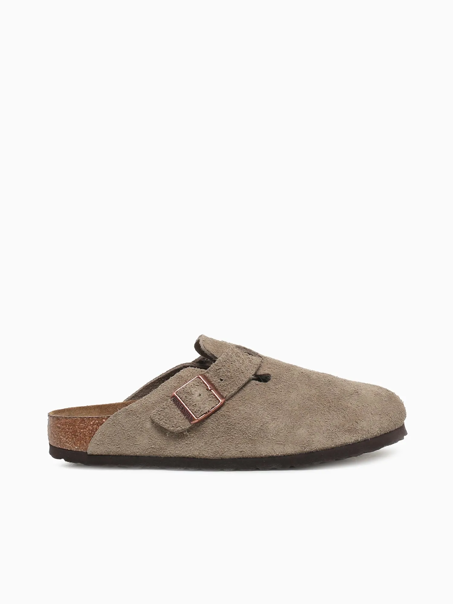 Boston Soft Footbed  Taupe Suede