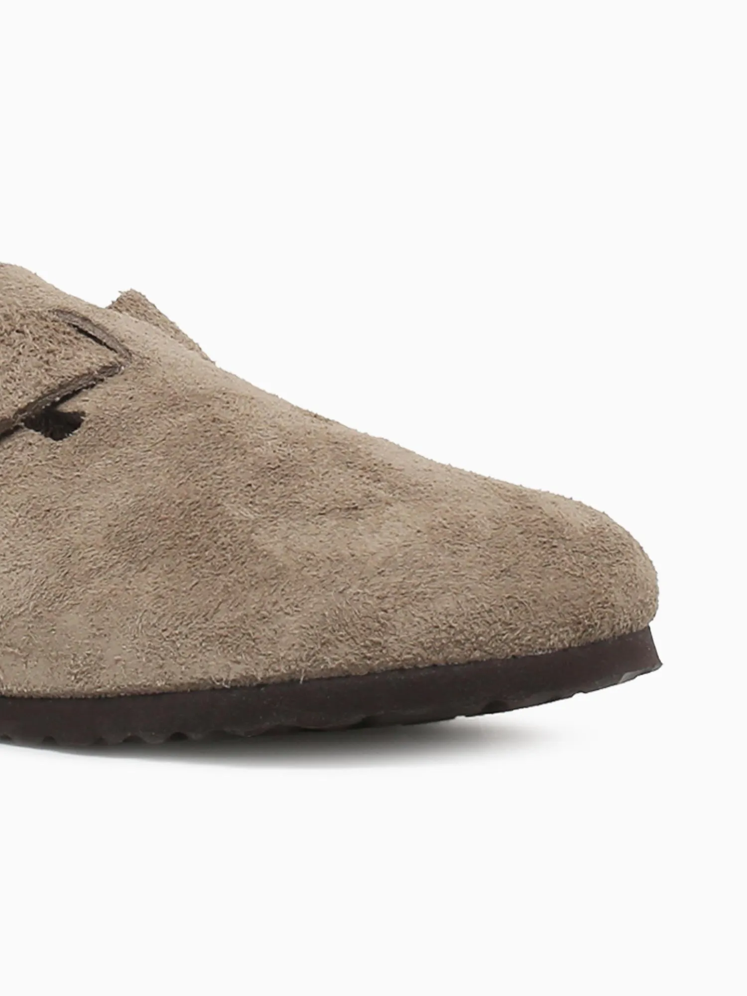 Boston Soft Footbed  Taupe Suede