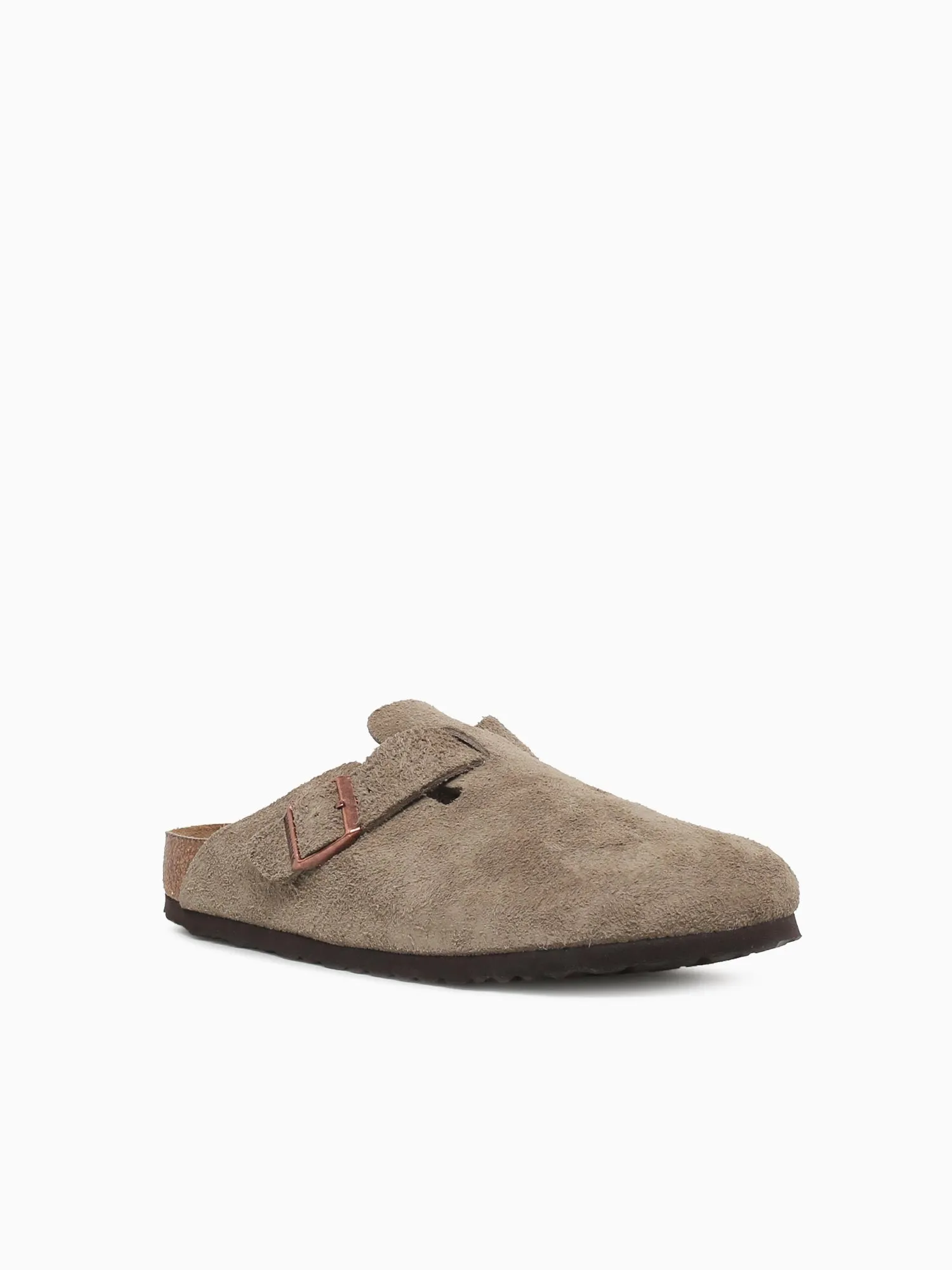 Boston Soft Footbed  Taupe Suede