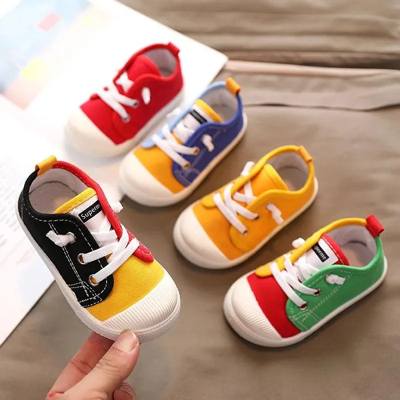 Boys Girls Unisex Children Toddler Casual Shoes AS0146 Canvas Sneakers