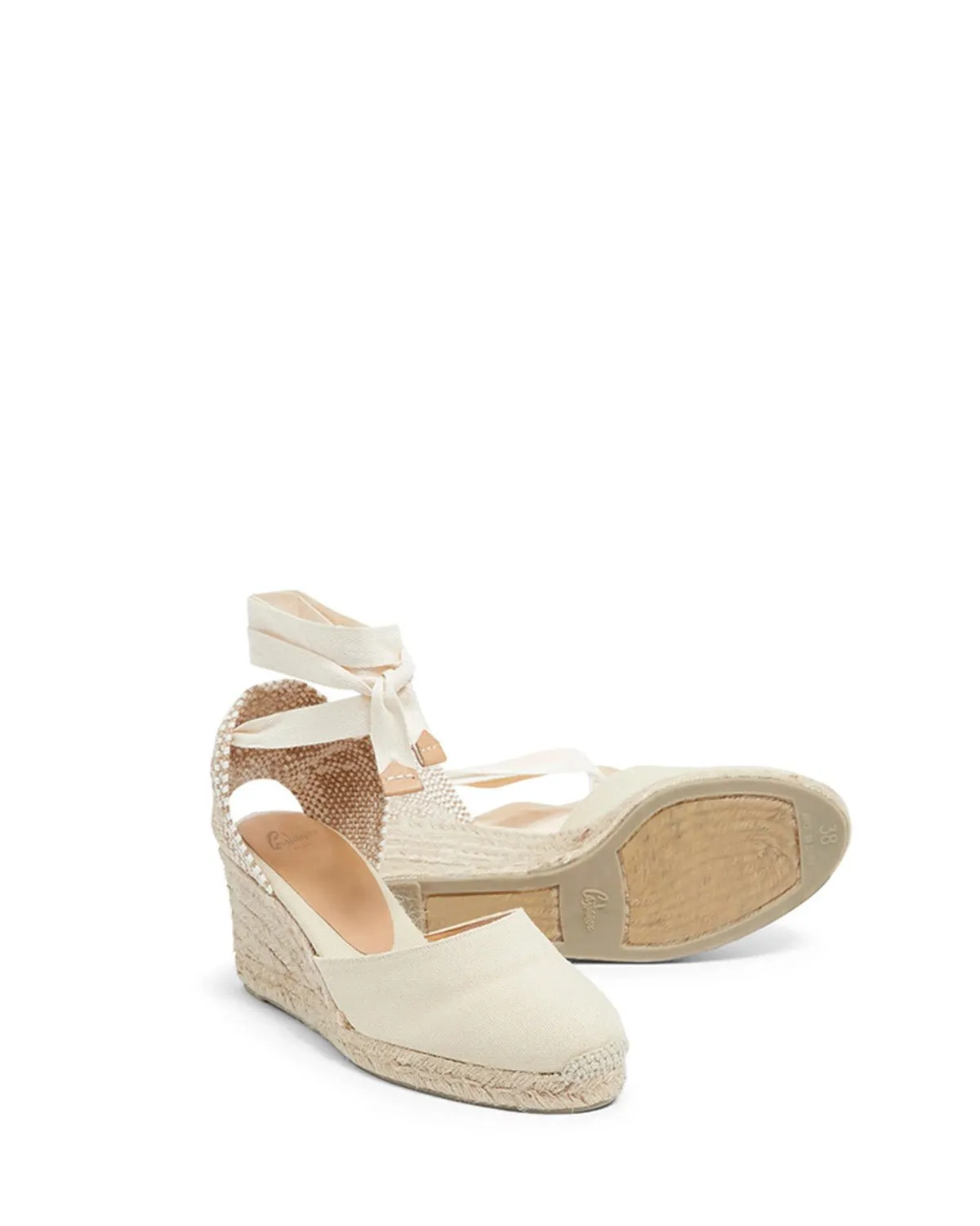 Carina C 6 Wedge Espadrilles Ivory