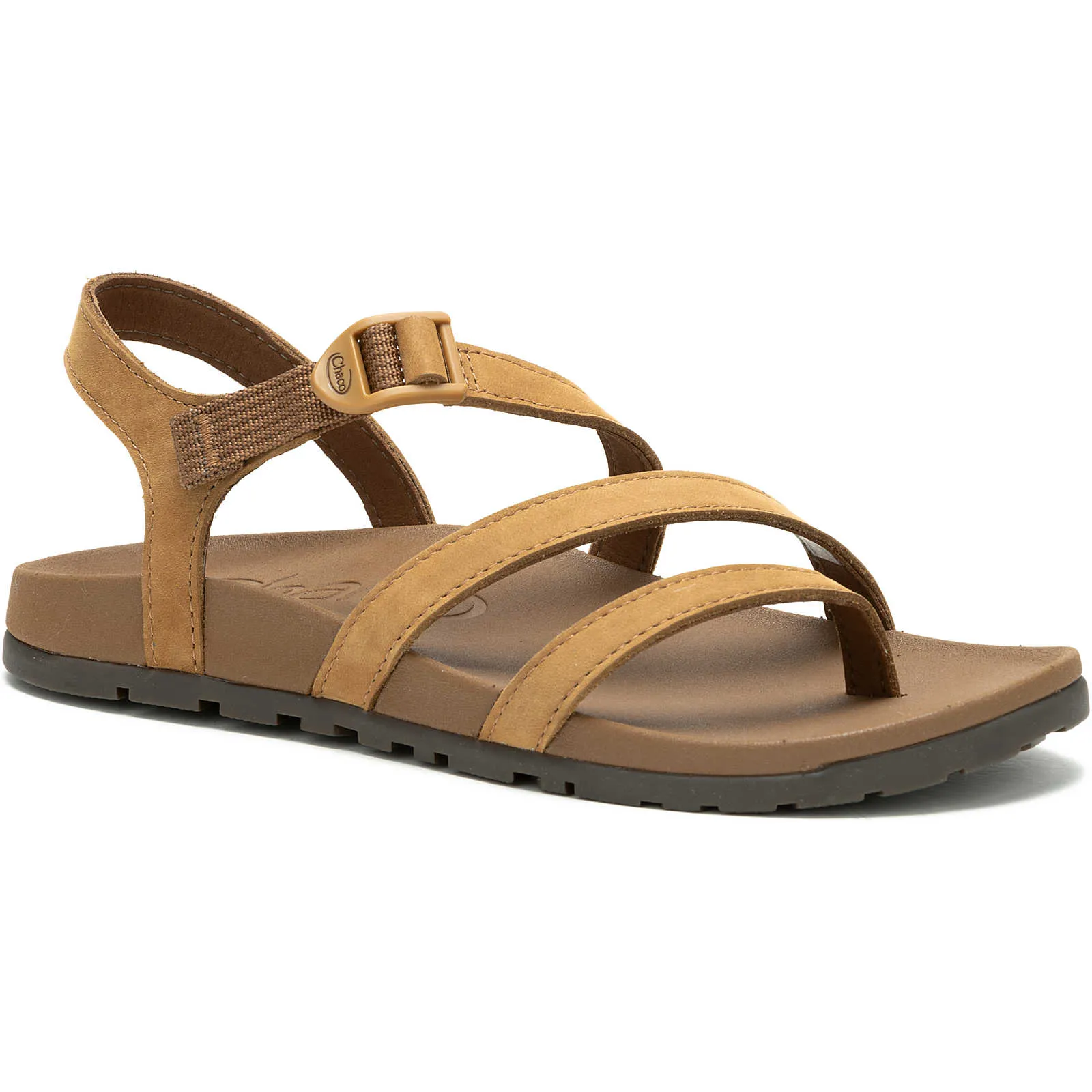'Chaco' Women's Lowdown Strappy Sandal - Bone / Brown