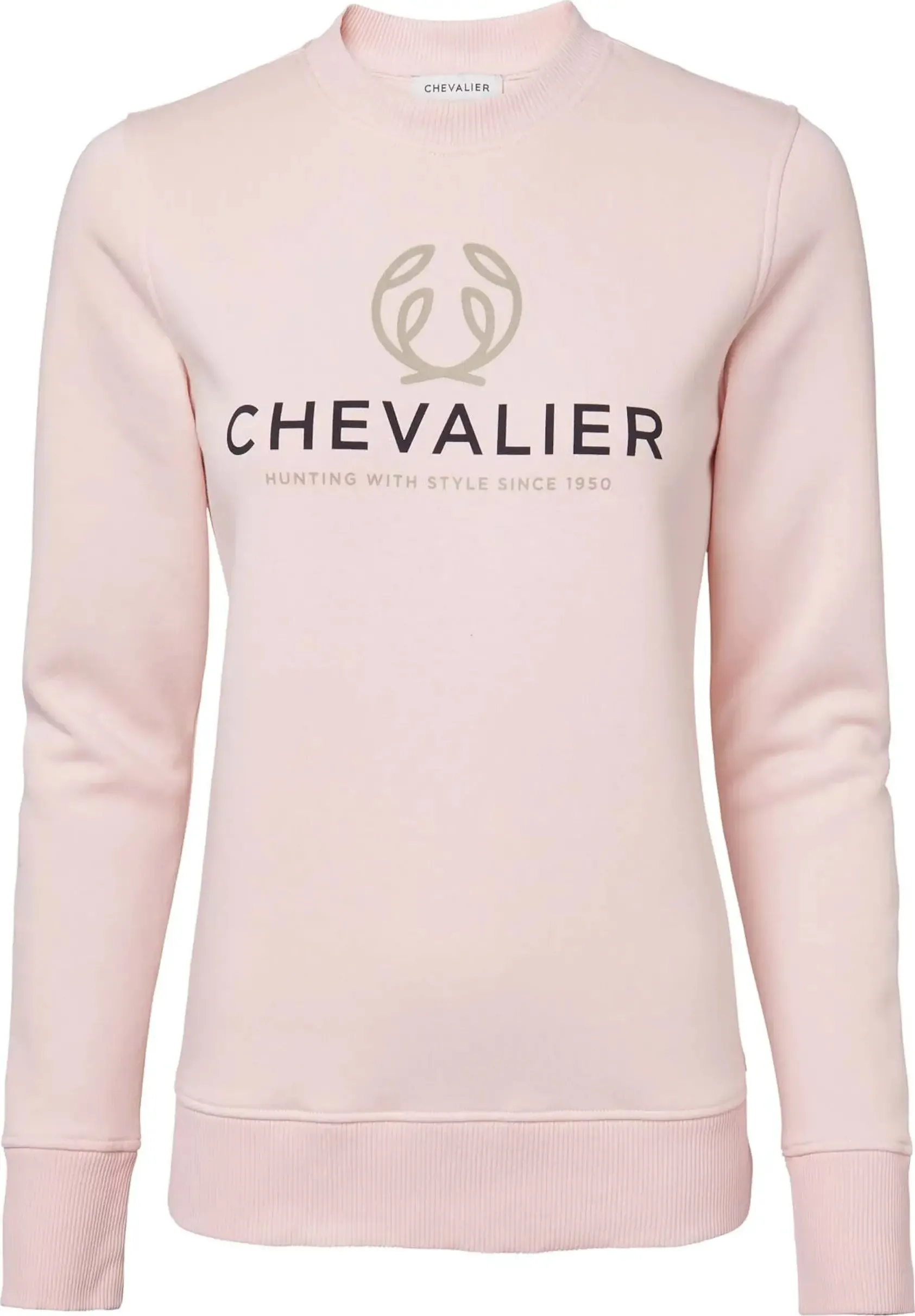 Chevalier Women´s Chevalier Logo Sweatshirt Soft Pink | Buy Chevalier Women´s Chevalier Logo Sweatshirt Soft Pink here | Outnorth