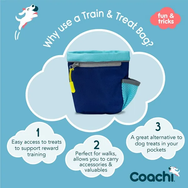 Coachi Train & Treat Bag Navy & Light Blue