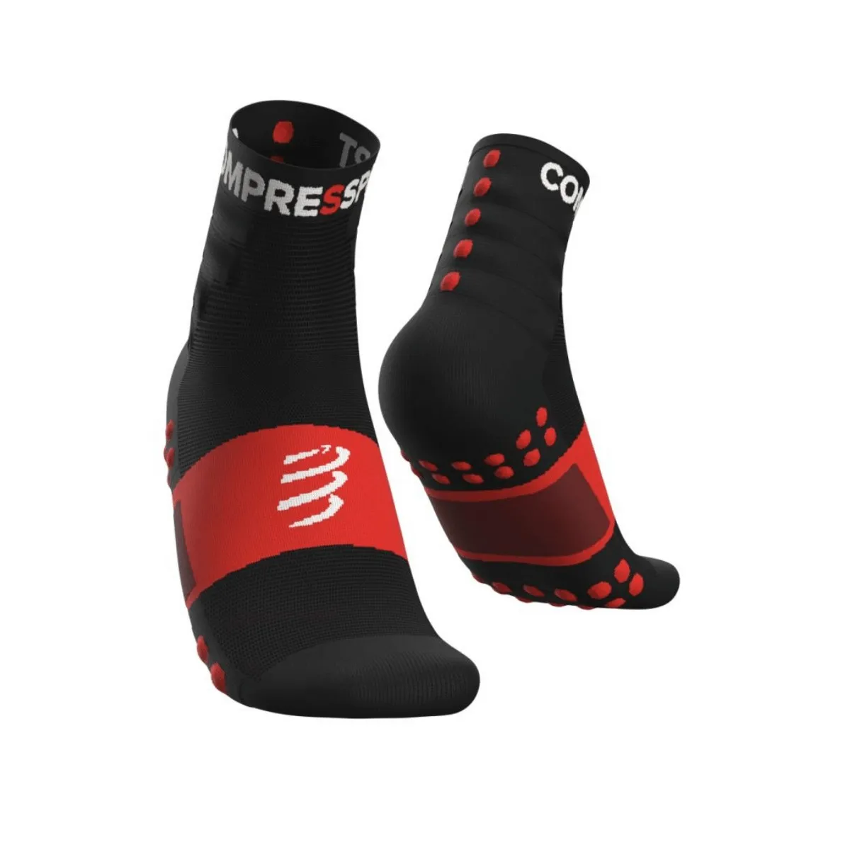 Compressport Training 2 Pack Socks Black