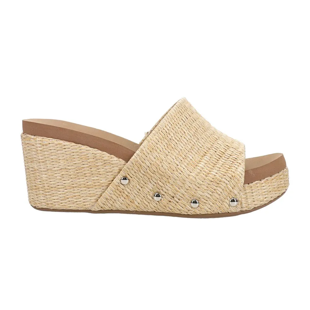 'Corky's' Women's 2.5" Summer Lovin Wedge Sandal - Raffia