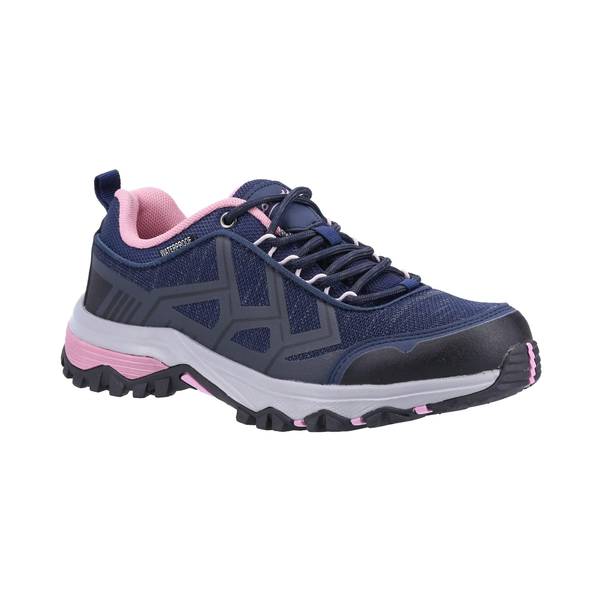 Cotswold Wychwood Recycled Womens Walking Shoe - Navy/Pink