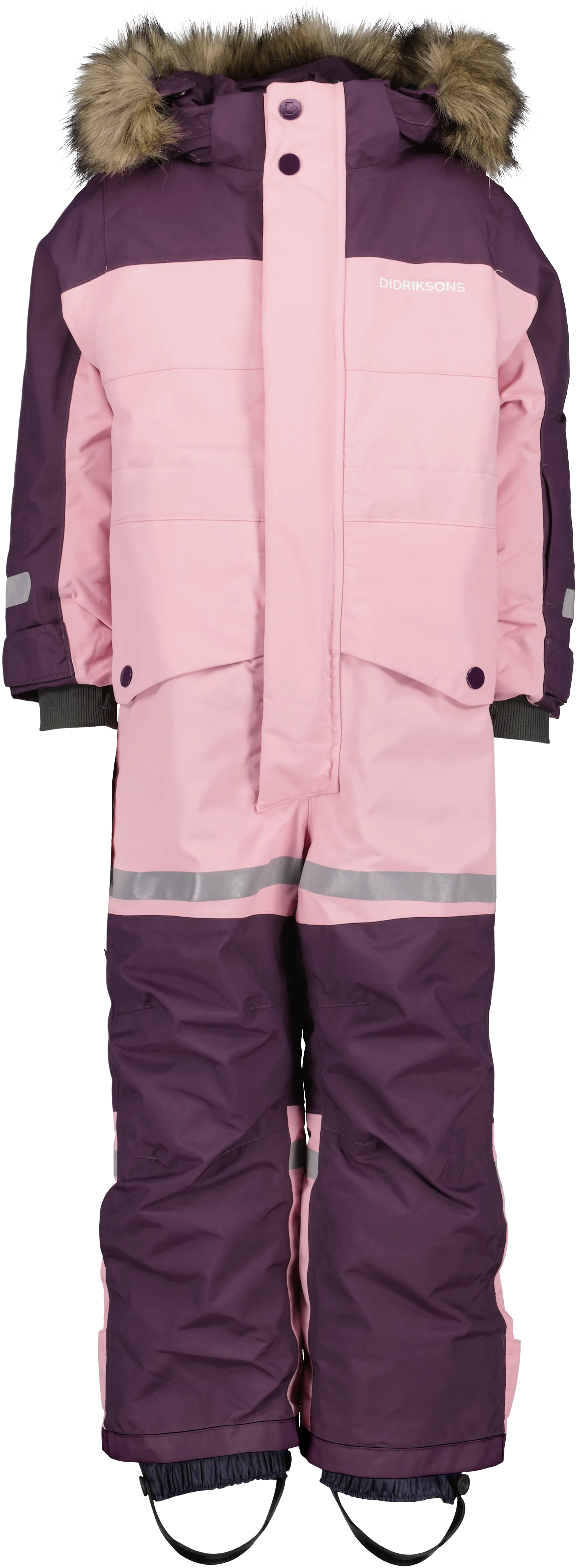 Didriksons Kids&#x27; Bjärven Coverall 2 Soft Pink | Buy Didriksons Kids&#x27; Bjärven Coverall 2 Soft Pink here | Outnorth