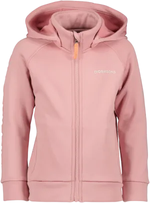 Didriksons Kids&#x27; Corin Full Zip 8 Soft Pink | Buy Didriksons Kids&#x27; Corin Full Zip 8 Soft Pink here | Outnorth