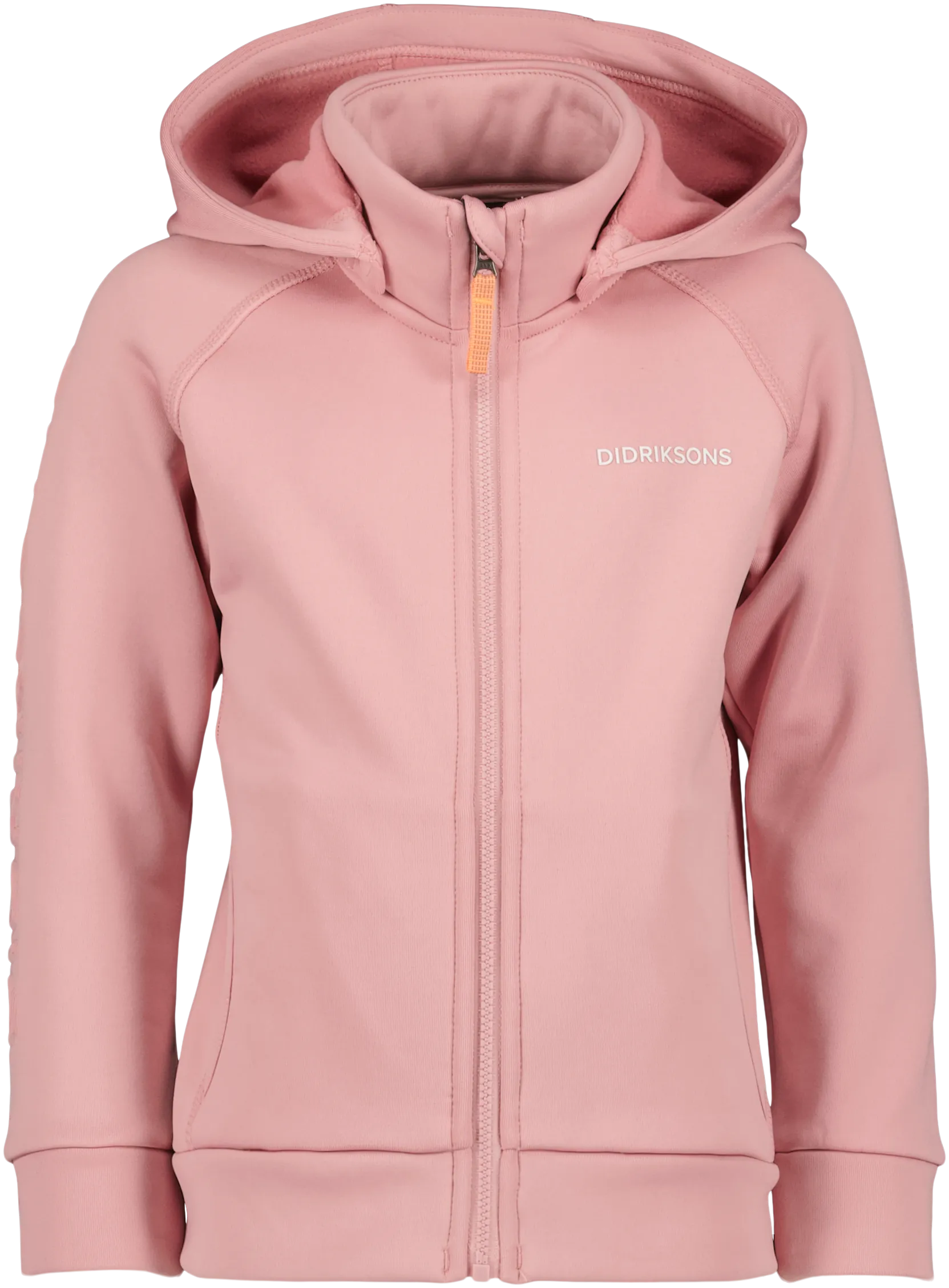 Didriksons Kids&#x27; Corin Full Zip 8 Soft Pink | Buy Didriksons Kids&#x27; Corin Full Zip 8 Soft Pink here | Outnorth