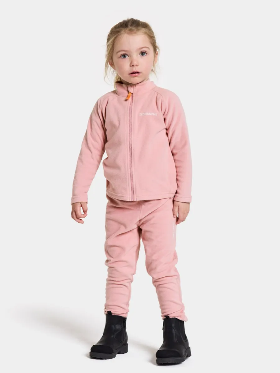 Didriksons Kids&#x27; Monte Full Zip 10 Soft Pink | Buy Didriksons Kids&#x27; Monte Full Zip 10 Soft Pink here | Outnorth