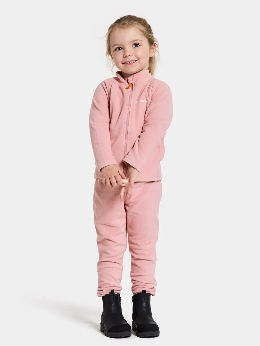 Didriksons Kids&#x27; Monte Full Zip 10 Soft Pink | Buy Didriksons Kids&#x27; Monte Full Zip 10 Soft Pink here | Outnorth