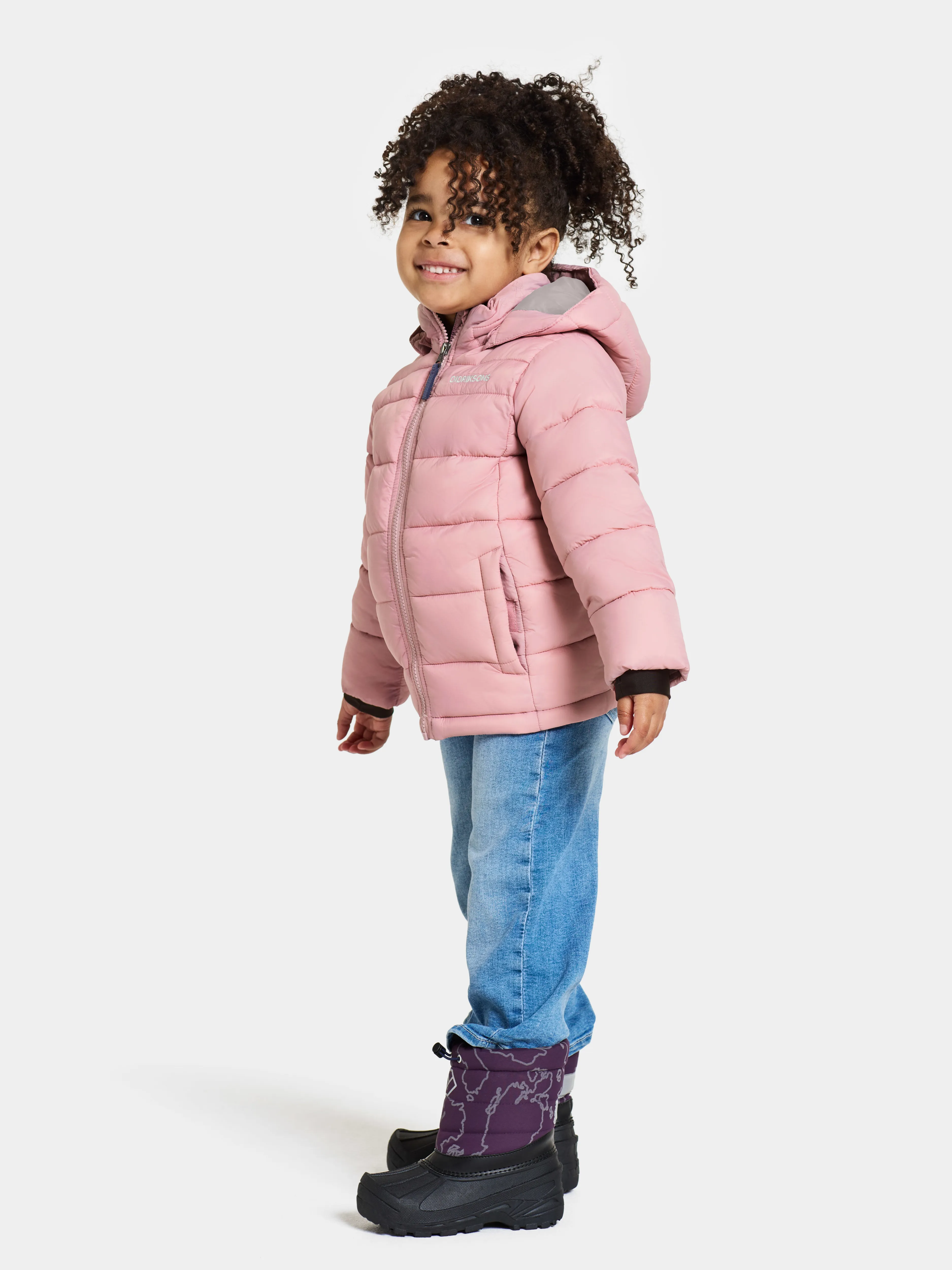 Didriksons Kids&#x27; Rodi Jacket 2 Soft Pink | Buy Didriksons Kids&#x27; Rodi Jacket 2 Soft Pink here | Outnorth